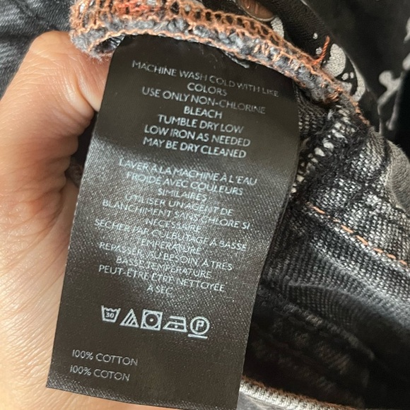 Free People We The Free Xena Slim Straight Jeans in Dark Night - Picture 12 of 14